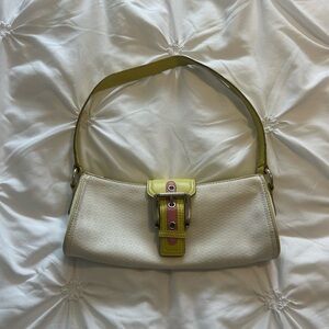 vintage nine west shoulder buckle bag